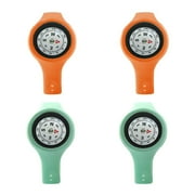 GJX 2Pcs Compass Hiking Survival,High Performance Compass,Highly Accurate Compass for Kids,Colormixing1